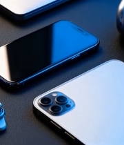  多种数码电子产品特写4835#竖屏 	 