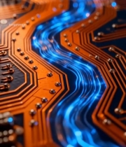  电路板特写素材4102#竖屏 	 