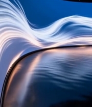  抽象光影流动素材3426#竖屏 	 