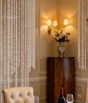  餐厅室内餐桌布置场景6717#竖屏 	 