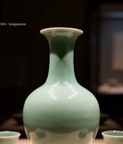  博物馆瓷器古董展示5160#竖屏 	 