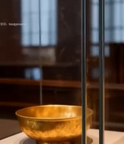  博物馆内金质文物展示6844#竖屏 	 