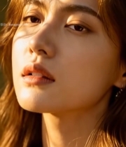  闭眼女性面部特写6539#竖屏 	 